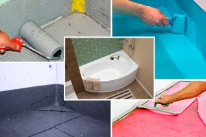 Гидроизоляция ванной комнаты под плитку: особенности и оптимальные варианты